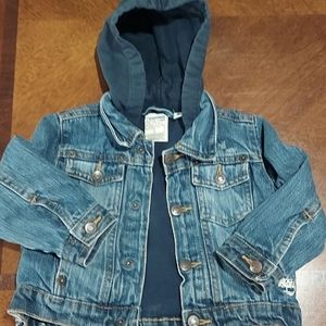 Baby TIMBERLAND jean jacket with hood